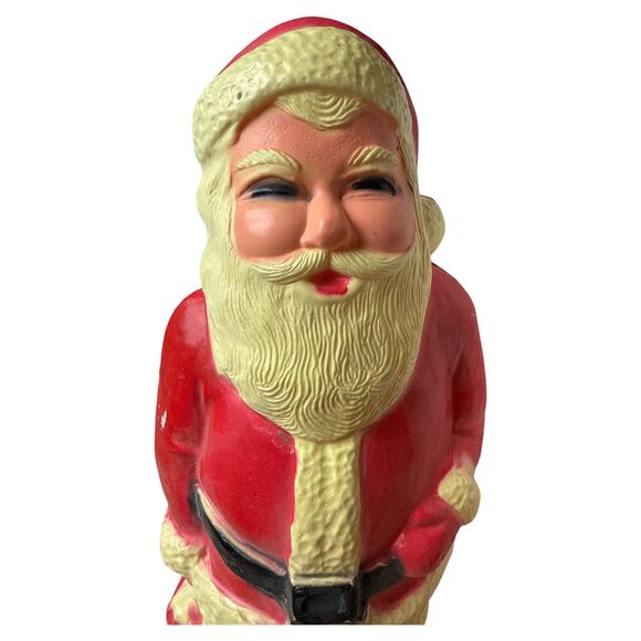 Vintage 1960s Union 13" Santa Claus Blow Mold Light Up Christmas Decoration - Picture 3 of 9